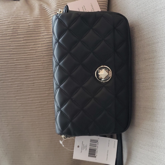 ♠️Kate Spade Natalia small crossbody flap turnlock purse black - Picture 5 of 10